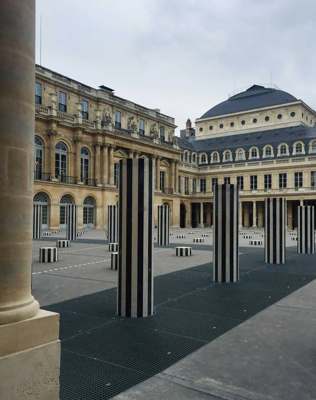 Palais Royal paris morning