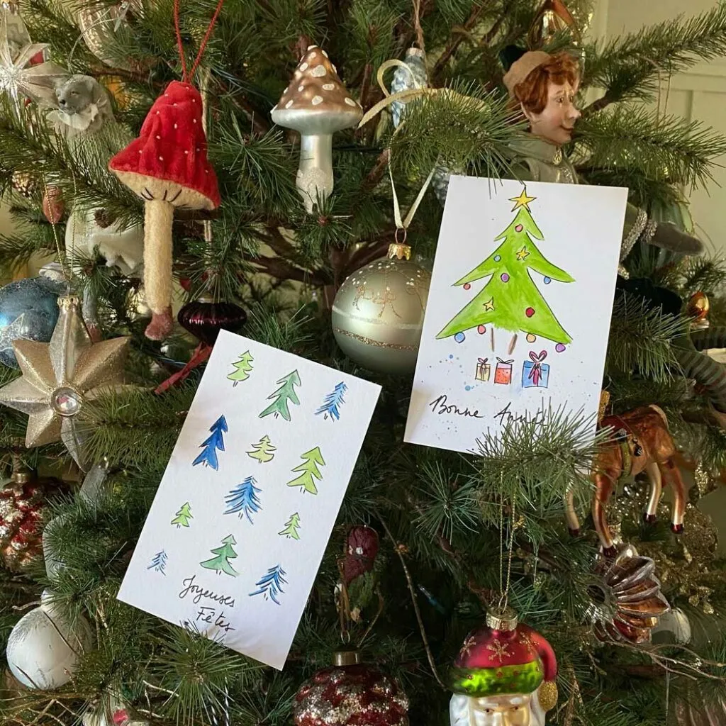 DIY de Noël cartes de vœux