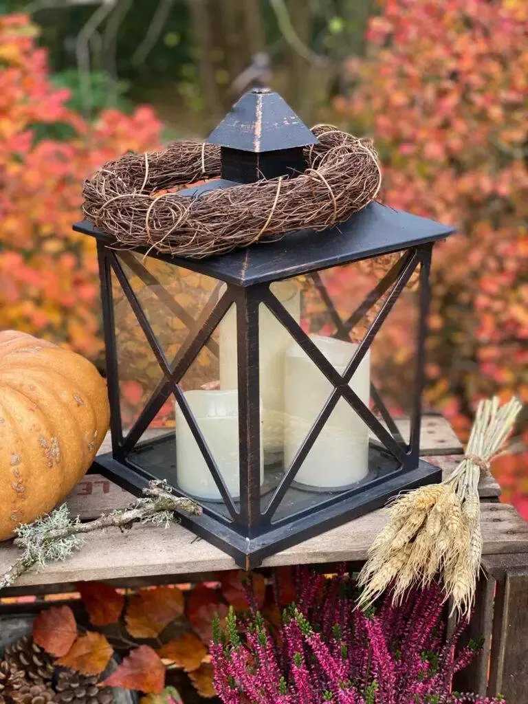table de ferme décor automne fall decor