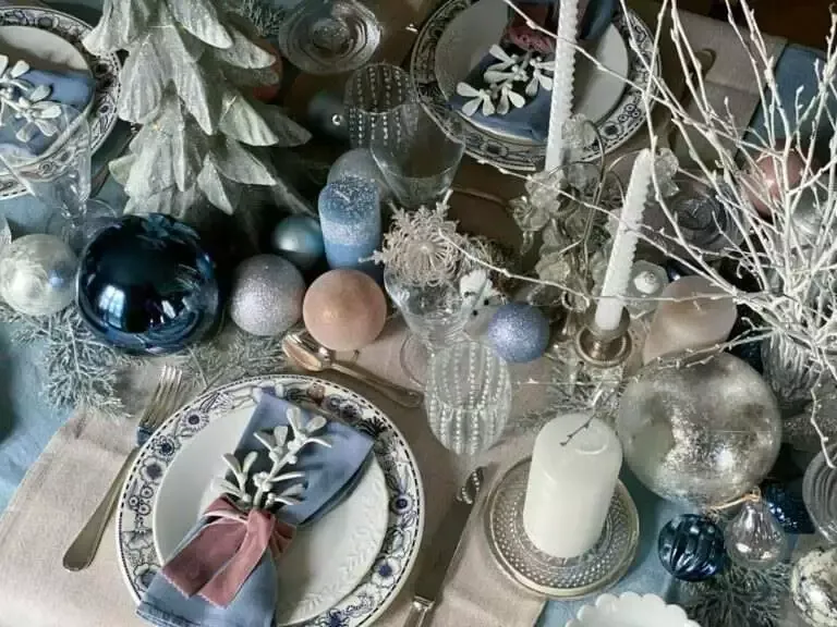 table de Noël féerique