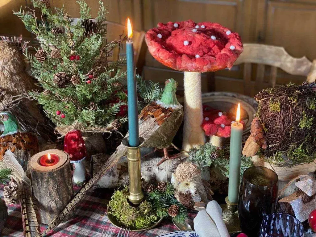 table de fêtes un conte de Noël holiday tablescape a Christmas tale