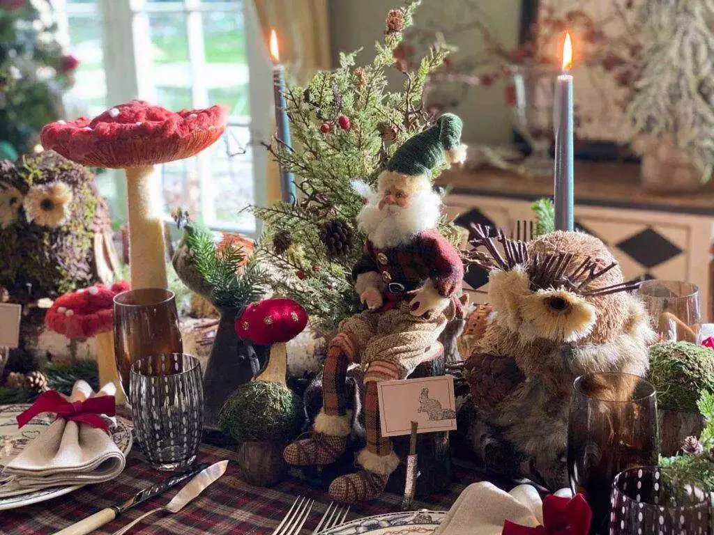 table de fêtes un conte de Noël holiday tablescape a Christmas tale