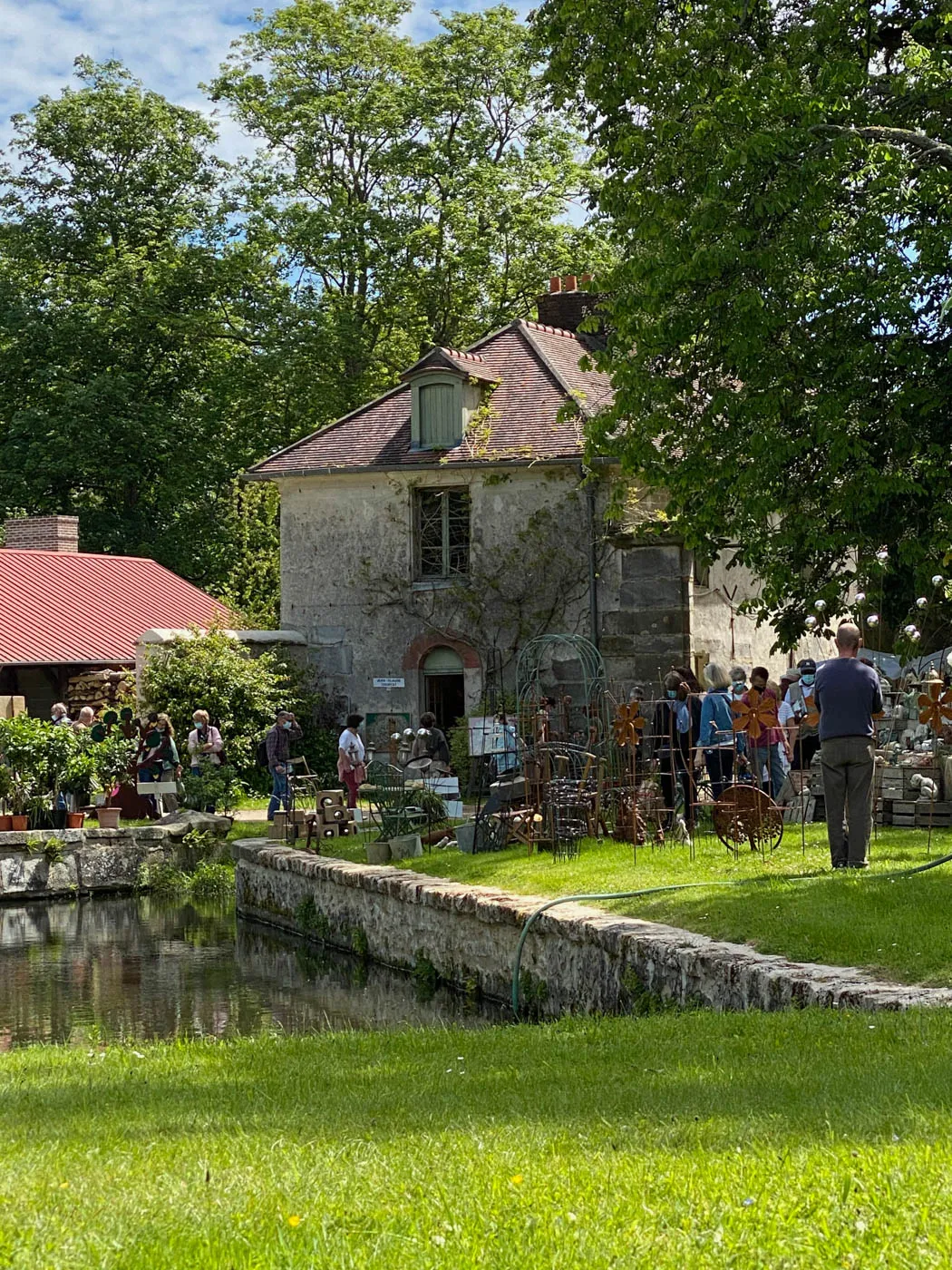 fete des plantes saint jean de beauregard printemps 2021 étang