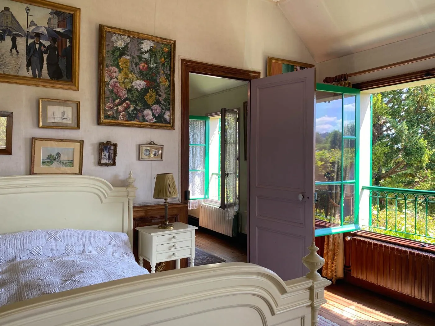 Maison de Claude Monet à Giverny bedroom