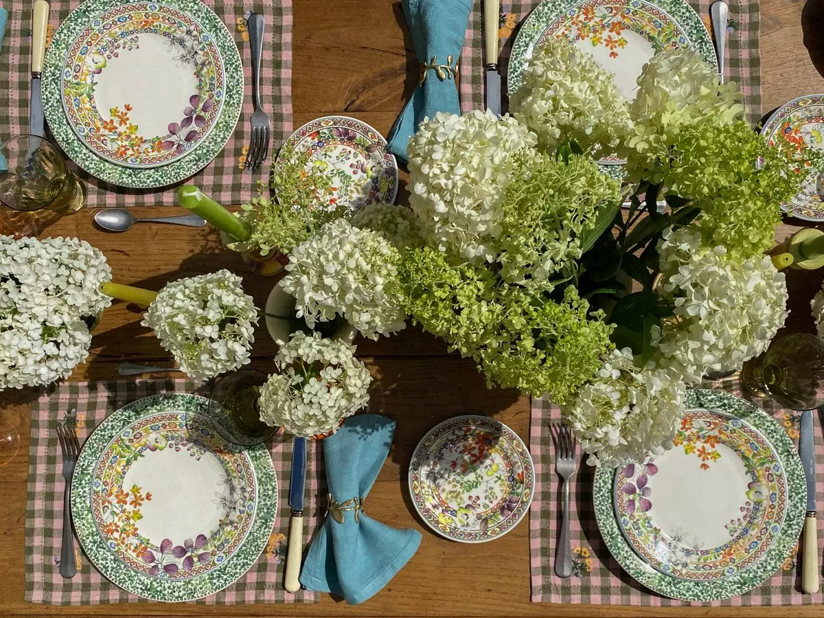 dresser une table estivale inspirée de Giverny