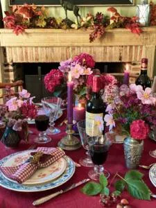 dresser une table pour célébrer les vendanges-48