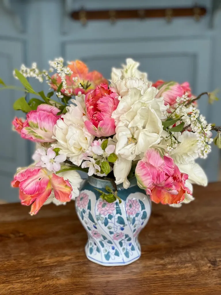 bouquet de tulipes claires tulip bouquet DIY tuto-22