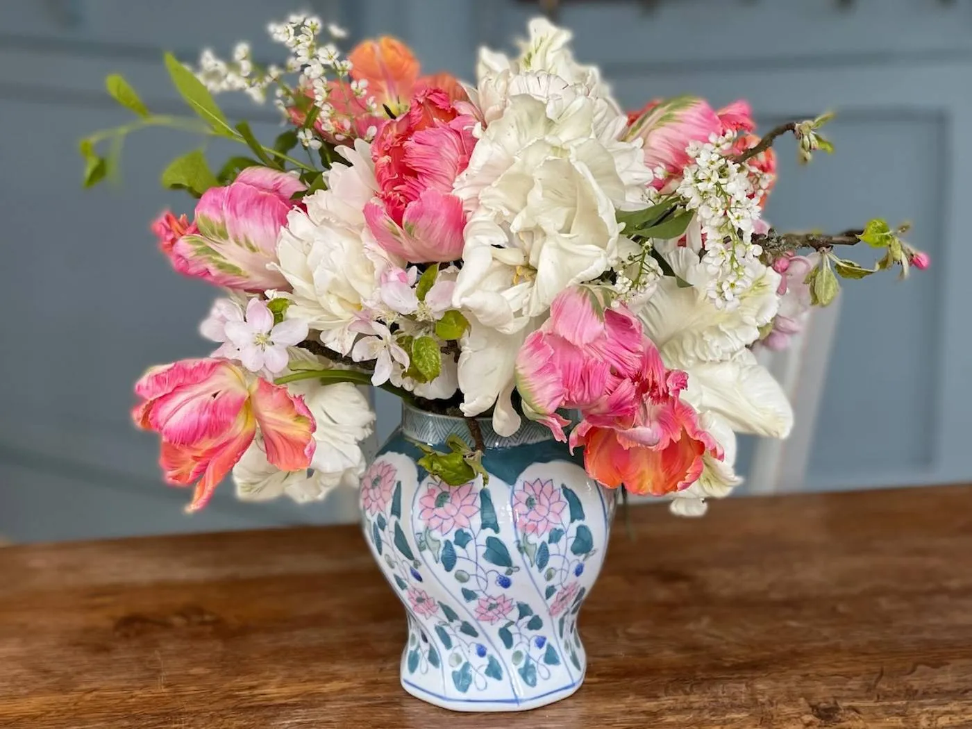 bouquet de tulipes claires tulip bouquet DIY tuto-23