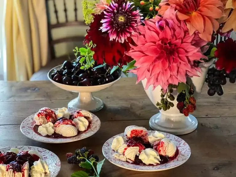 recette meringues coulis fruits rouges-8