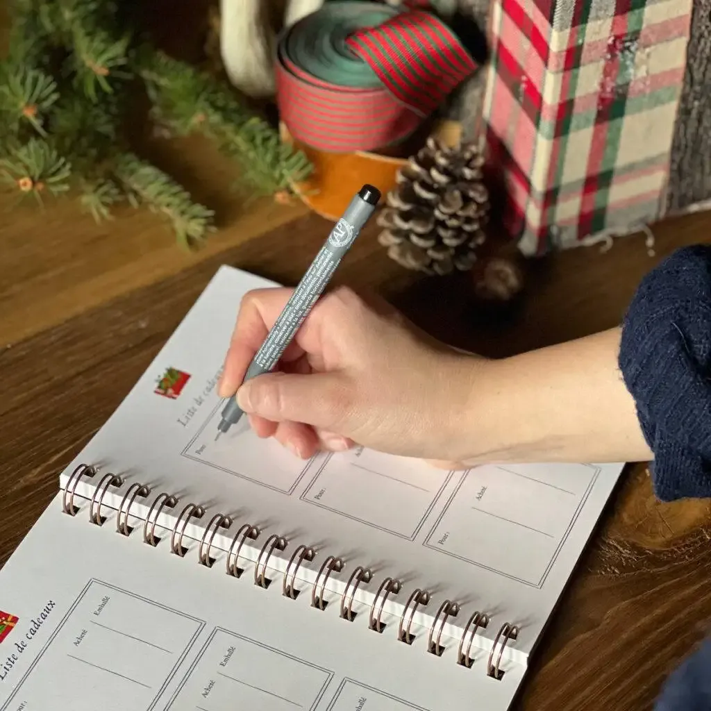 papeterie artisan paper carnet organisation Noël-6