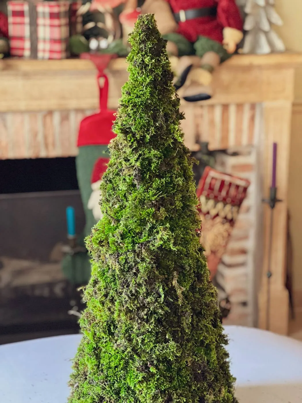 DIY décoration de Noël petit sapin en mousse-16