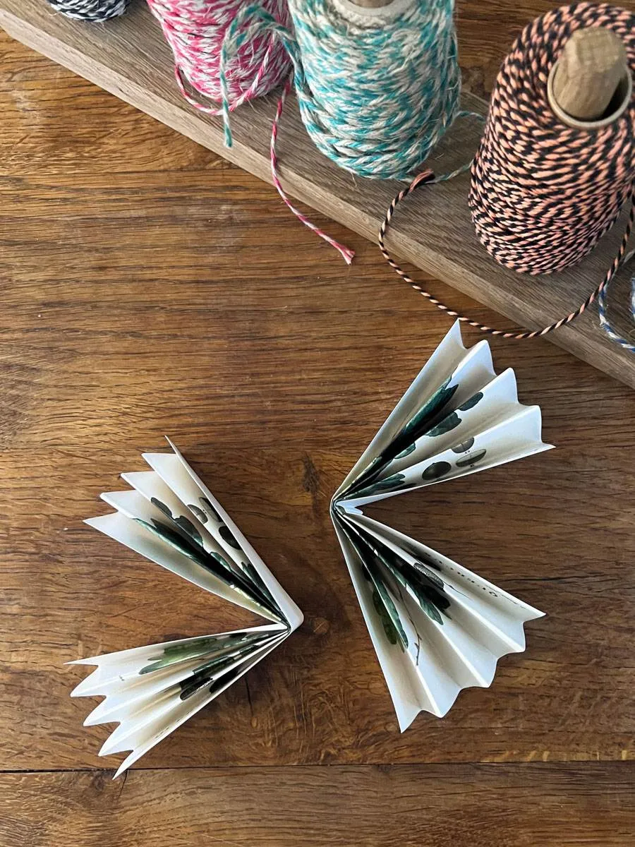 DIY étoiles en papier décoration de Noël-17