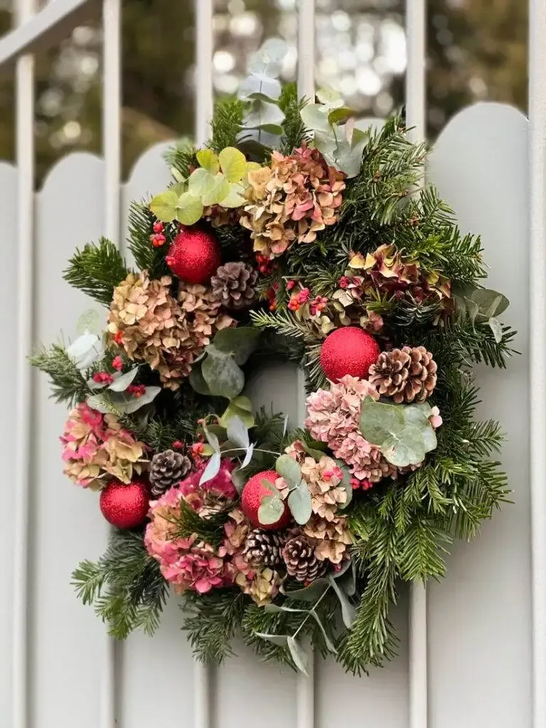 tutoriel comment créer une couronne de Noël-34