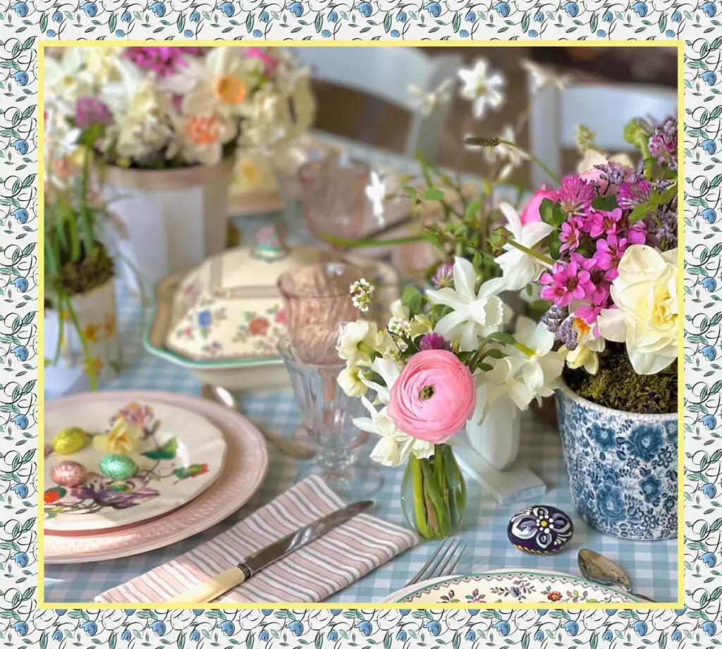 dresser belle table de Pâques pretty Easter table3