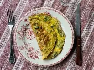 recette omelette ail des ours