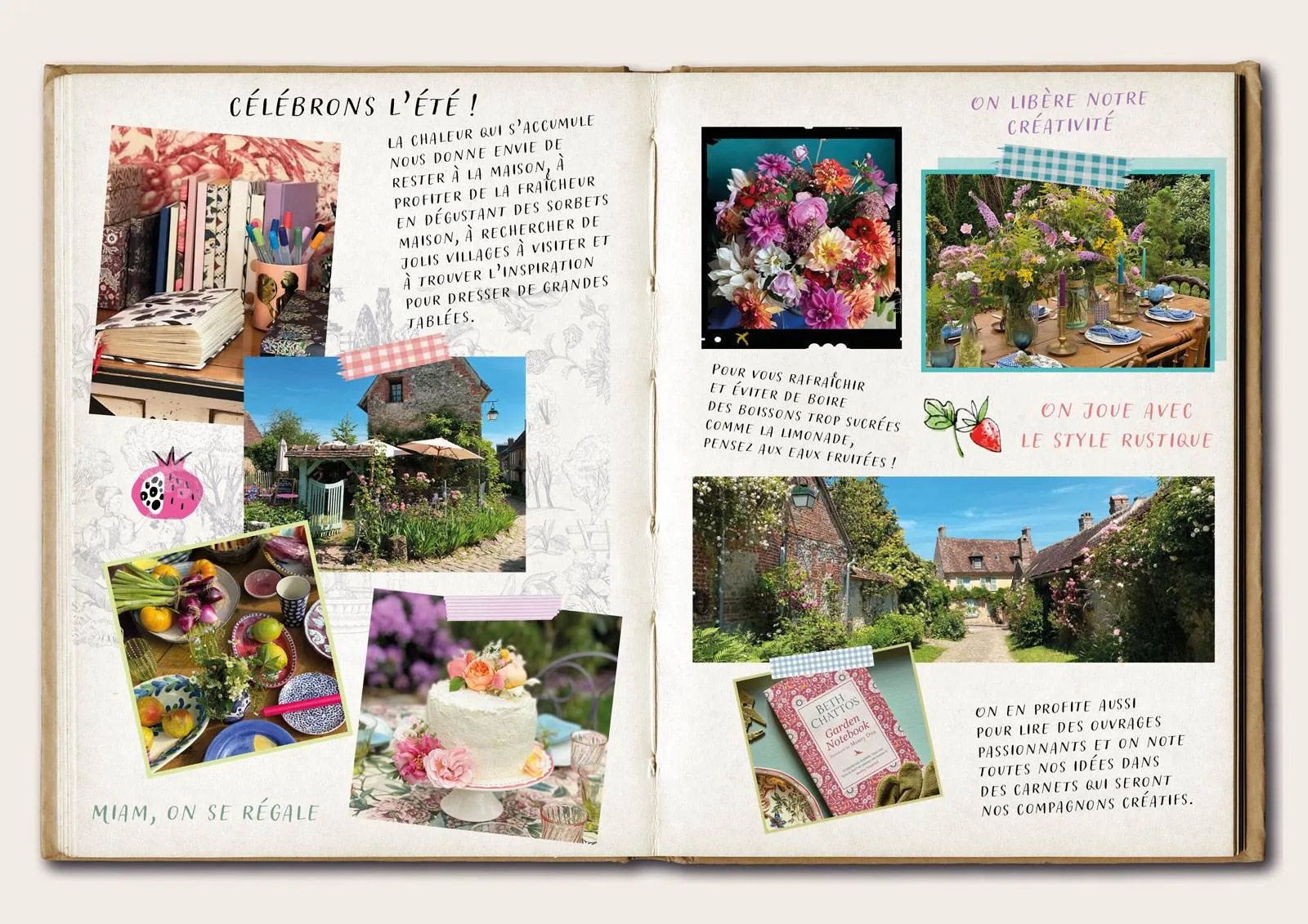 chroniques juillet Une Bonne Maison Summer in France moodboard