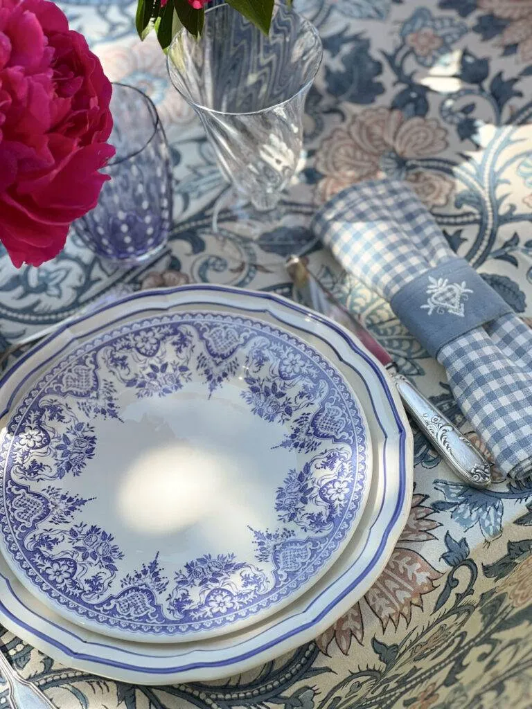 Dresser table printemps pivoines spring table setting peonies-40
