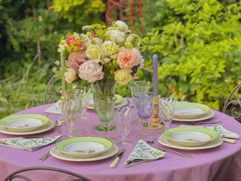 Dresser table printemps poétique spring poetic table setting-21