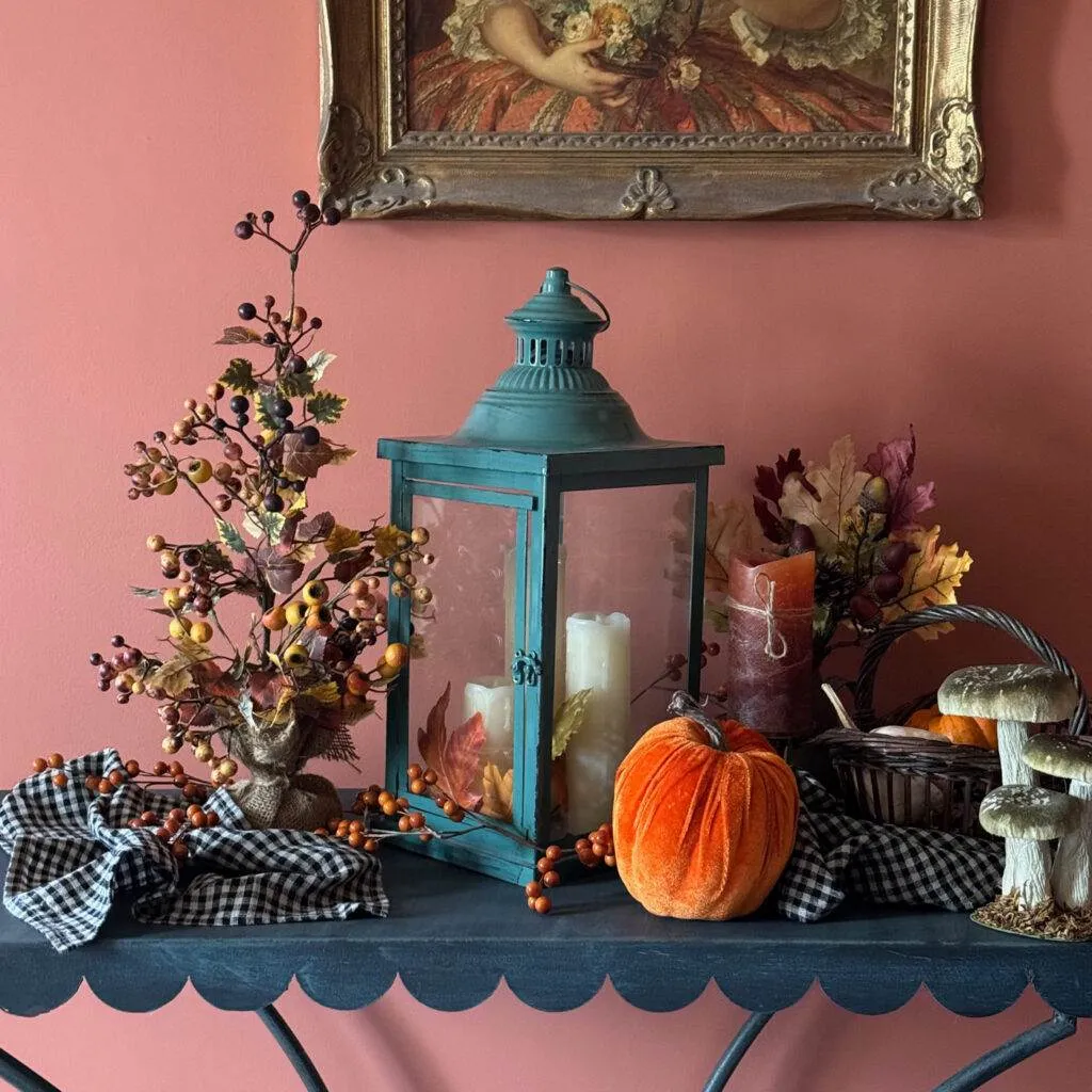 décoration automne mise en scène automnale lanterne fall decor lantern-05