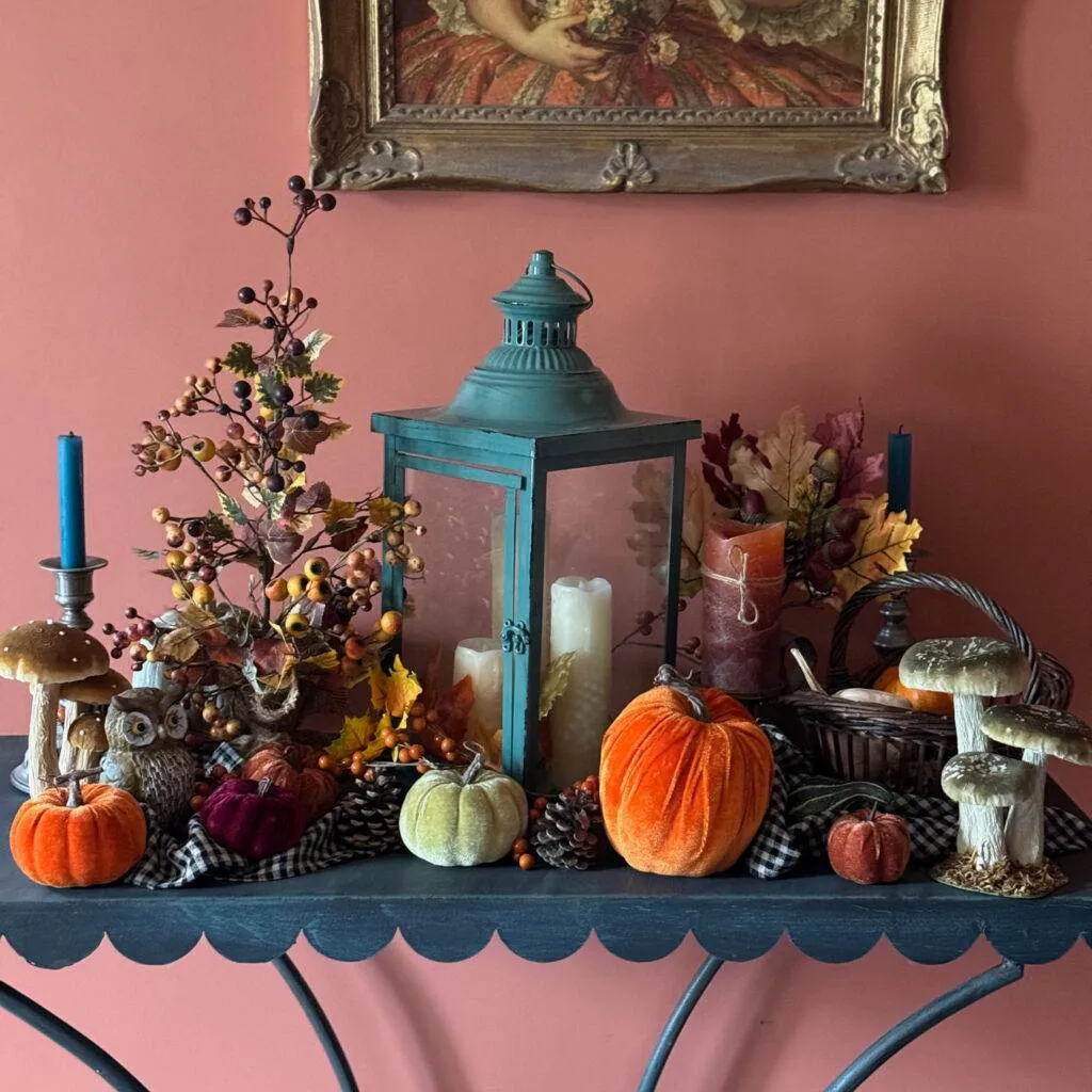 décoration automne mise en scène automnale lanterne fall decor lantern-06