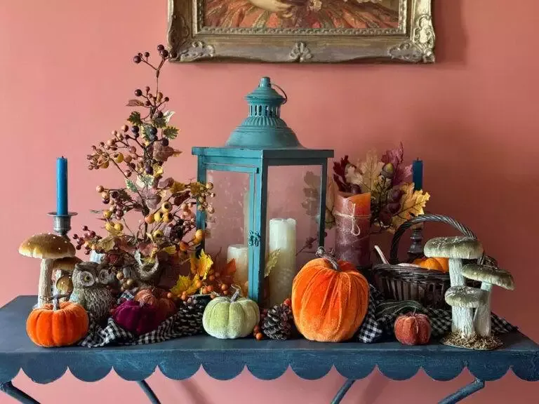 décoration automne mise en scène automnale lanterne fall decor lantern-07