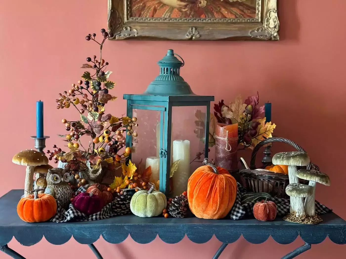 décoration automne mise en scène automnale lanterne fall decor lantern-07