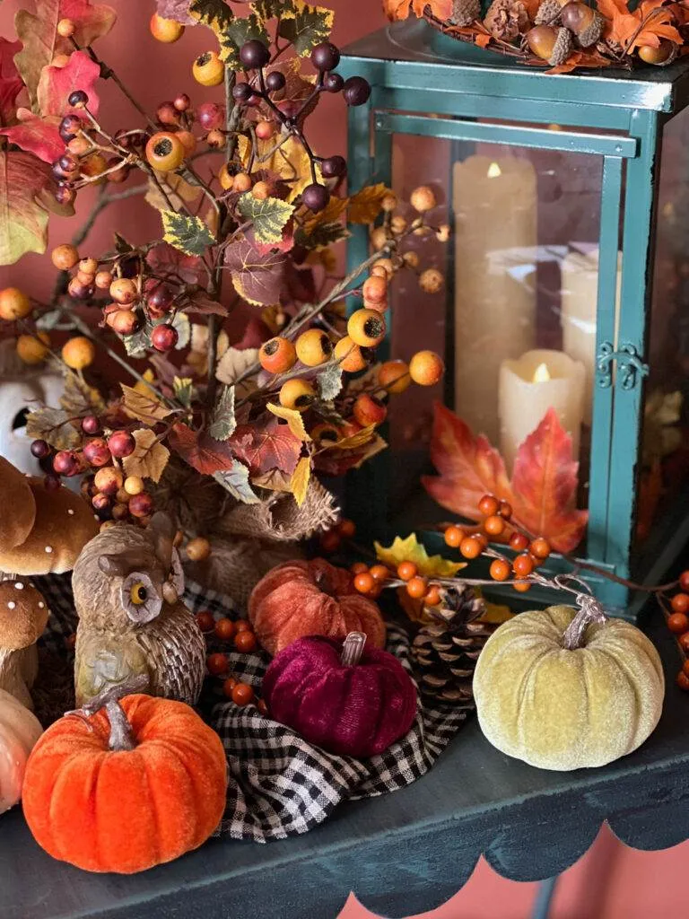 décoration automne mise en scène automnale lanterne fall decor lantern-41