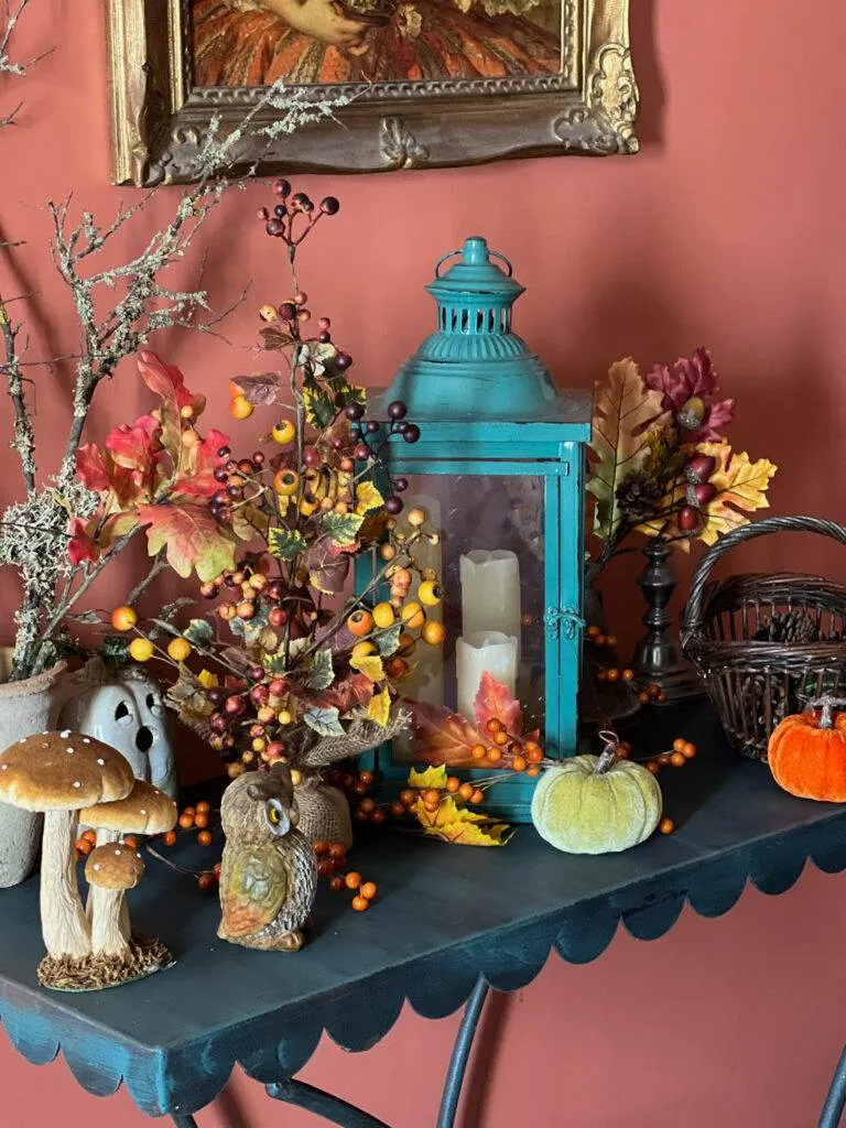 décoration automne mise en scène automnale lanterne fall decor lantern-46