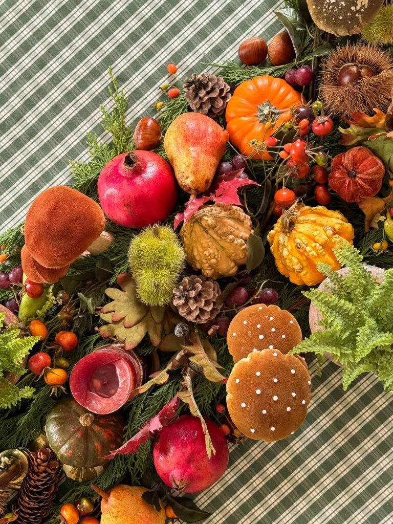 DIY centre de table automnal rustique fall centerpiece-56