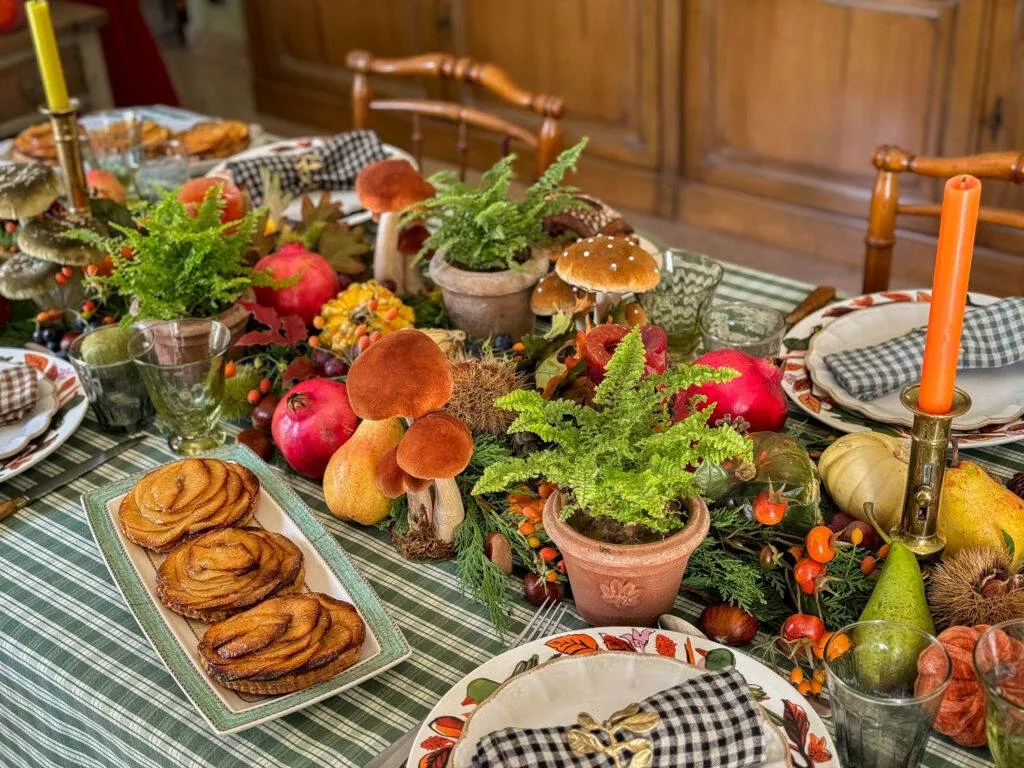 DIY centre de table automnal rustique fall centerpiece LG-07