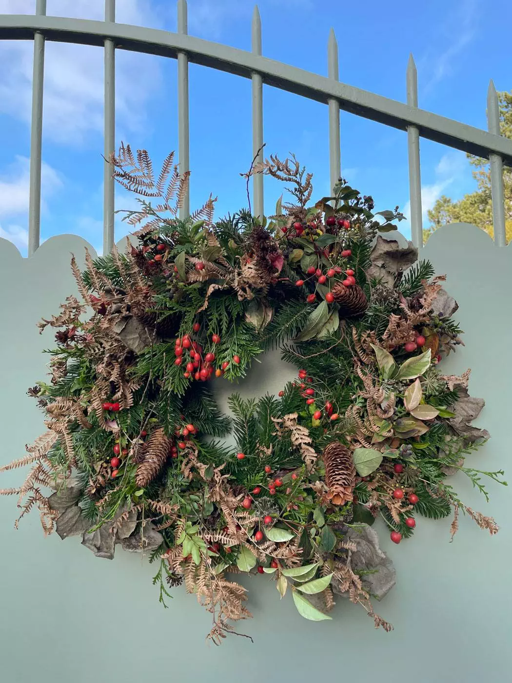 DIY couronne Noel naturelle natural Christmas wreath-2