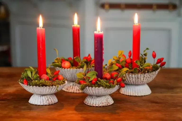 décor de Noel naturel bougies-06