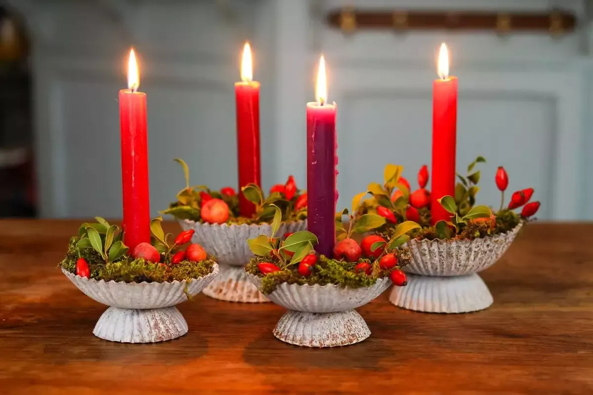 décor de Noel naturel bougies-06