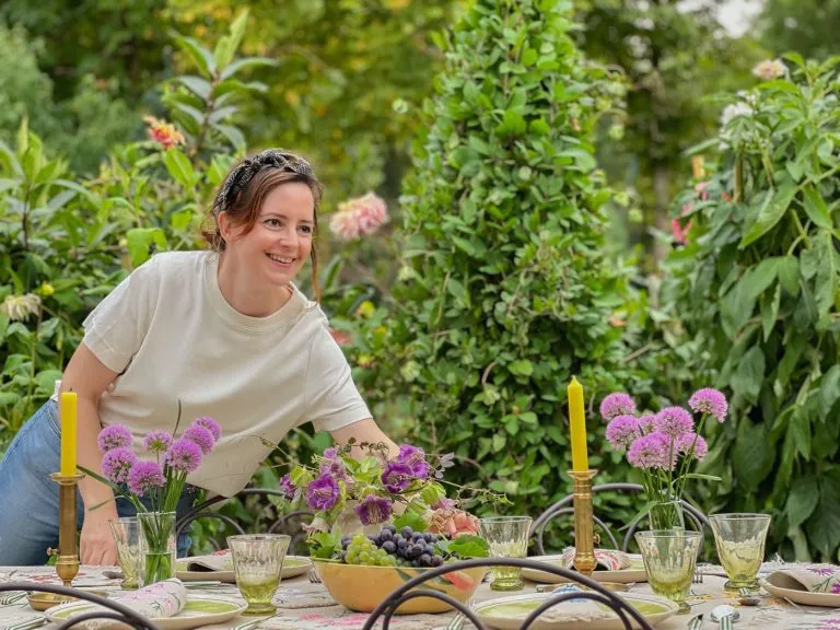 Dresser table florale fin d'été-2