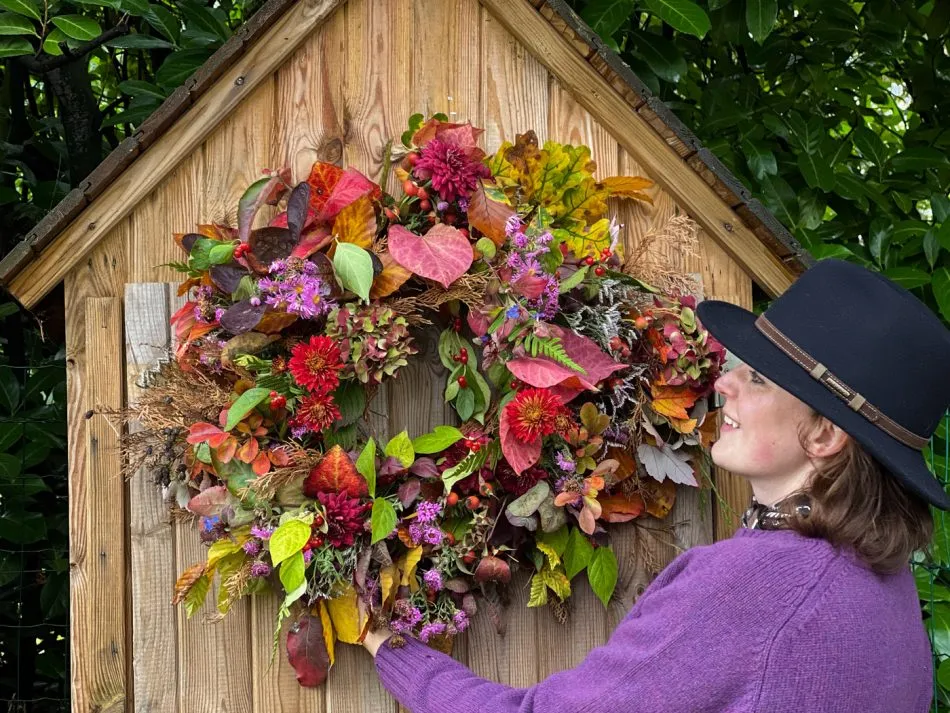couronne automne naturelle natural autumn wreath