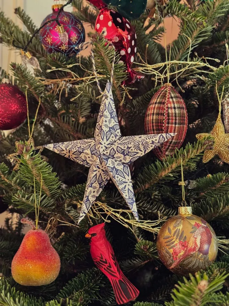 décoration Noël étoiles en papier 3D-58