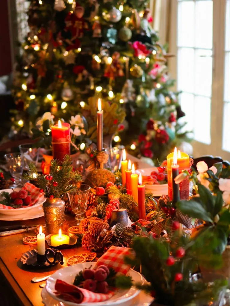 table-de-Noël-d'Antan-Old-Fashioned-Christmas-table